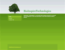 Tablet Screenshot of bioinspiretechnologies.com